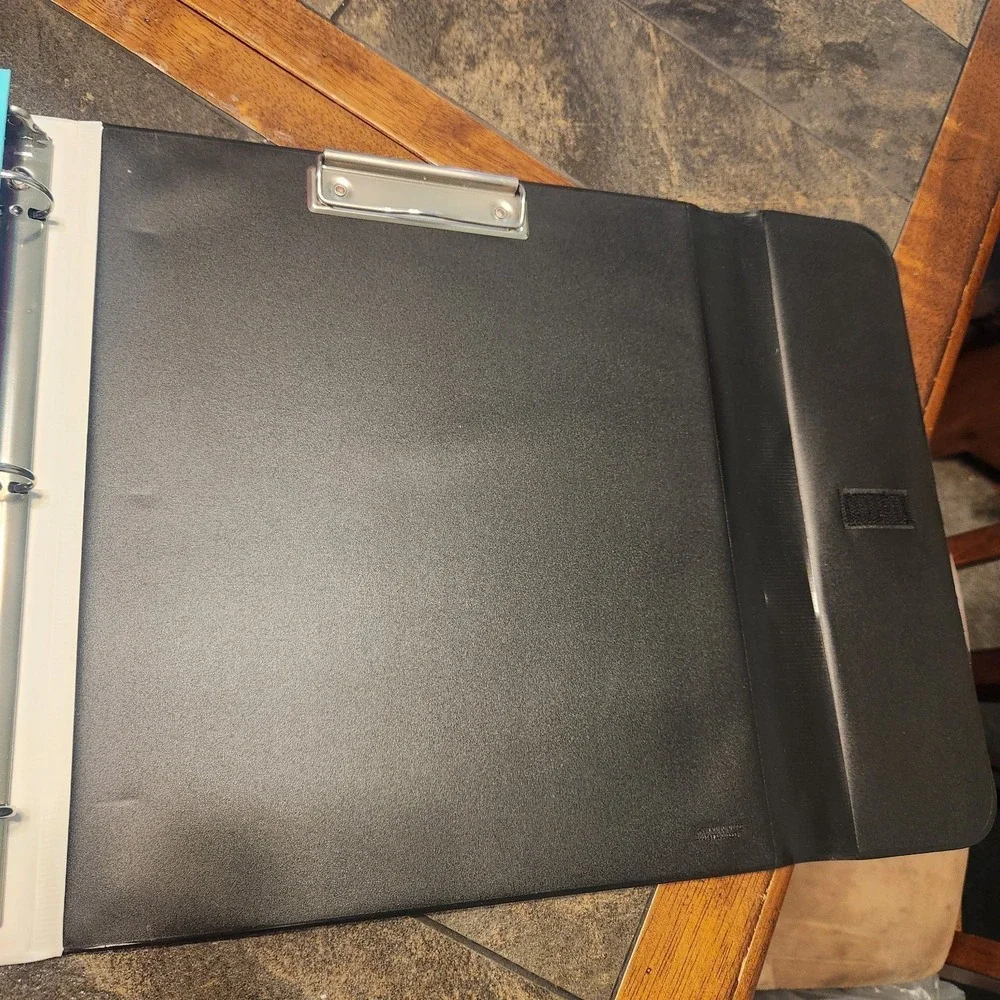 Retro 80s Style Trapper Keeper Binder Mead 2 Folders Pouch Clipboard Set Of 2